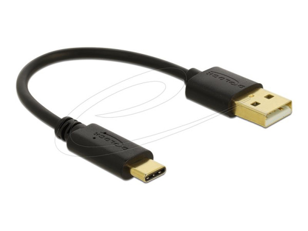 DeLOCK USB Ladekabel, USB-A Stecker > USB-C Stecker