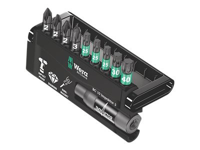 Wera Bit-Check 10 Impaktor 3 | Bit-Sortiment