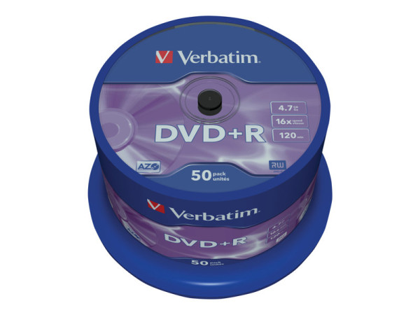 DVD +R 4.7GB 50er Sp. Verbatim 16x