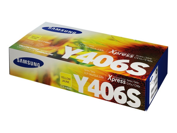 Samsung Toner YE CLT-Y406S Retail Toner Gelb 1000