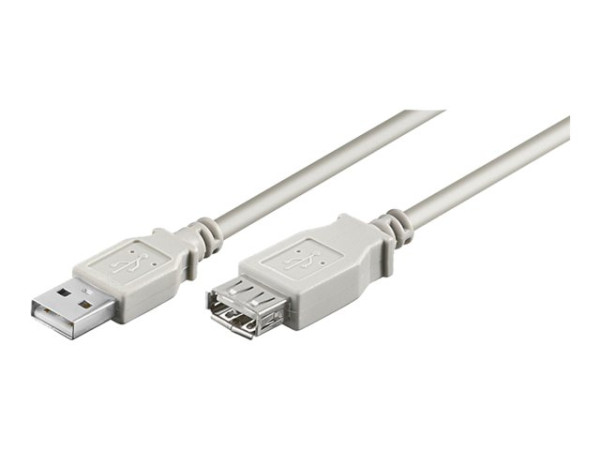 USB-VerlÃ¤ngerung USB 2.0 A-A 1,8m Grau