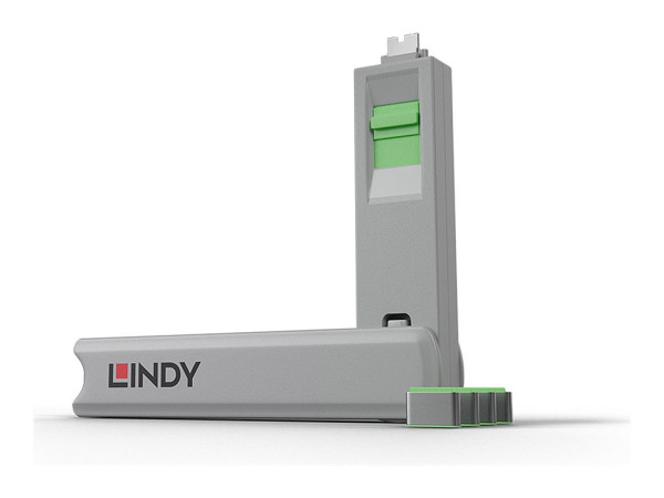 Lindy Lin USB-C Port Schloss gn grün