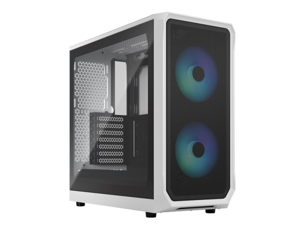 Fractal Design Focus 2 RGB TG Clear Tint wh