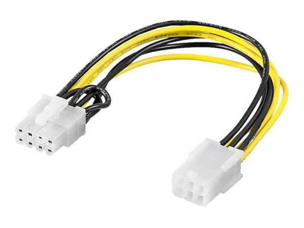 Kabel Stromadapter PCI-Express 6p -> 8p