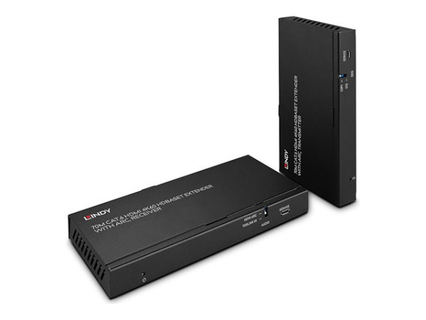 Lindy 70m Cat.6 HDMI 4K60, Audio, IR & RS-232 HDBaseT