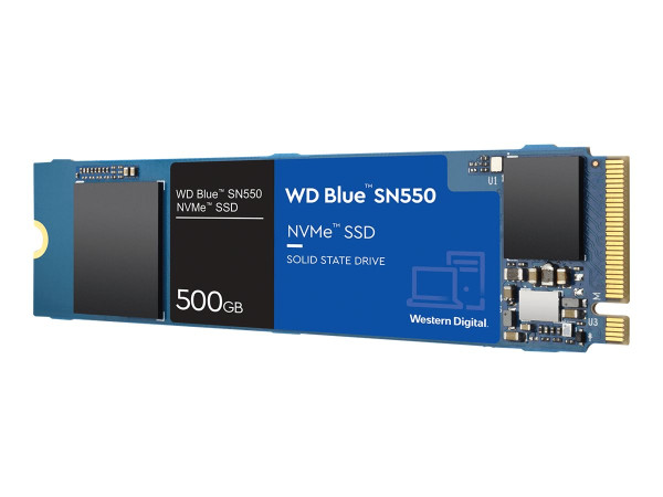 Western Digital SSD 500GB SN550 Blue NVMe PCIe M.2 WES