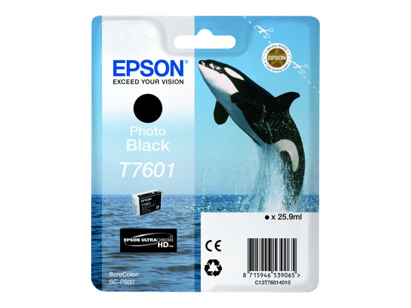 Epson Tinte schwarz C13T76014010 Tinte Schwarz 25,9 ml