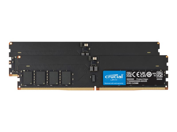 Crucial DDR5-6400 Kit 32GB 2x16GB CUDIMM CL52