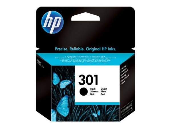 HP Tinte schwarz Nr. 301 (CH561EE) (Retail)