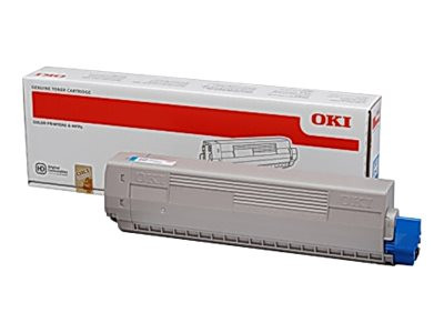 Oki Toner 44844507 cyan für Oki-Drucker Cyan ca. 10.000