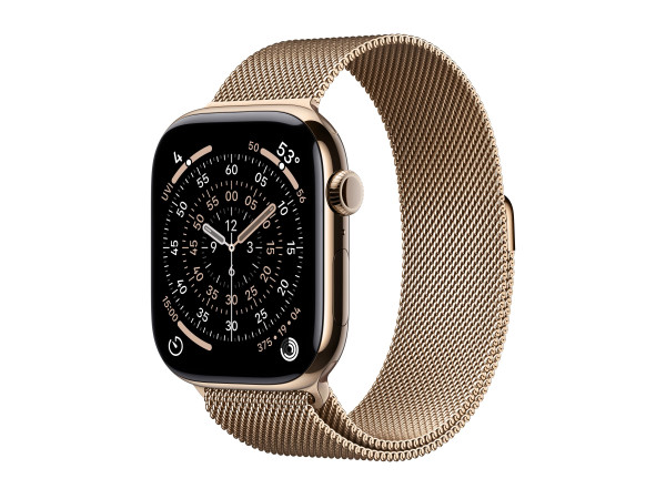Apple Watch Series 11 (Titan Gold, Titangehäuse, 46 mm,