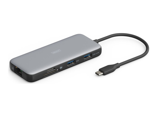 Digitus 7-Port USB-C Docking Station (grau/schwarz)