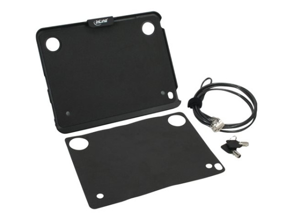 InLine® iPad Halter/Case mit Sicherheitsschloss, mit