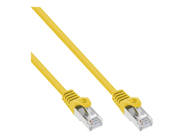 Patchkabel, SF/UTP, Cat.5e, gelb, 5,00m RJ45 (Inline)