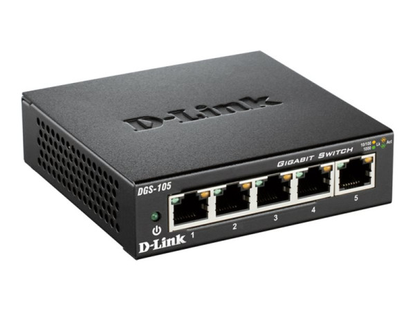 D-Link DGS-105/E 5-port Gigabit Switch retail