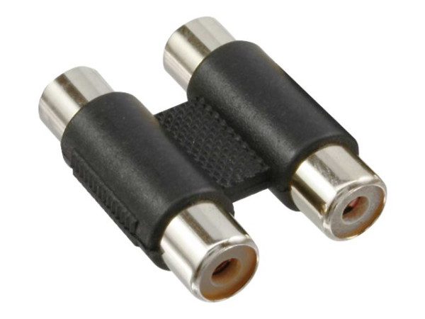 InLineÂ® Audio Adapter, 2x Cinch Kupplung, Buchse / Buchse