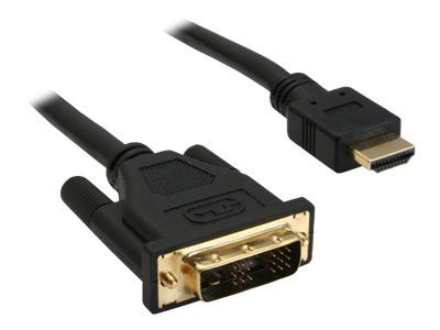 InLine® HDMI-DVI Kabel, vergoldete Kontakte, HDMI Stecker