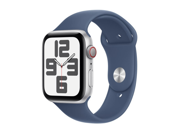 Apple Watch SE (silber, Aluminium, 44 mm, Sportarmband