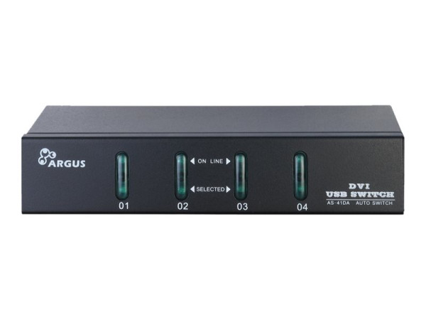 Inter-Tech IPC KVM Switch AS-41DA DVI 4x 180