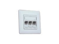 Netzwerkinstallation BTR E-DAT modul 3x8(8) UP, reinweiß