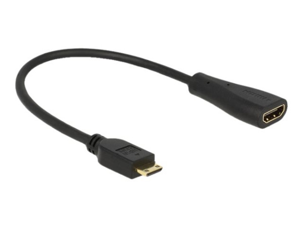 Adapter miniHDMI-St. --> HDMI-Bu. Delock 65650