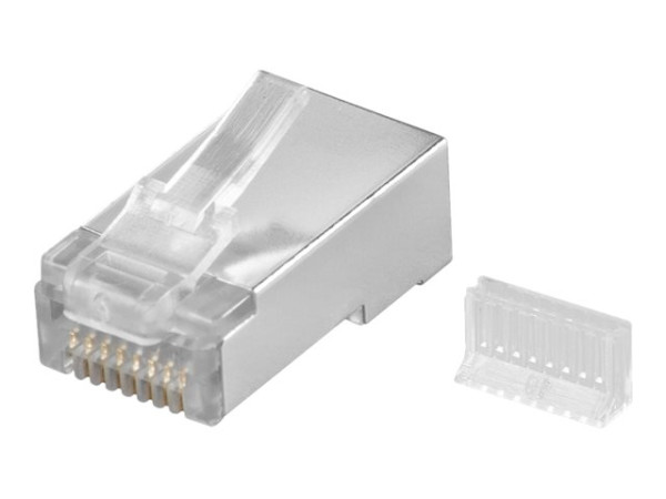 NW RJ45 Stecker ohne Knickschutz CAT6 und Einfädelhilfe