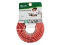 InLine® Lautsprecherkabel, 2x 2,5mm², CCA, transparent, 25m