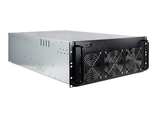 Inter-Tech IPC 4W40 Mining (schwarz, 4 Höheneinheiten)