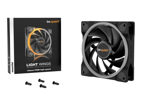 be quiet! Light Wings PWM High-Speed, 120mm (BL073)