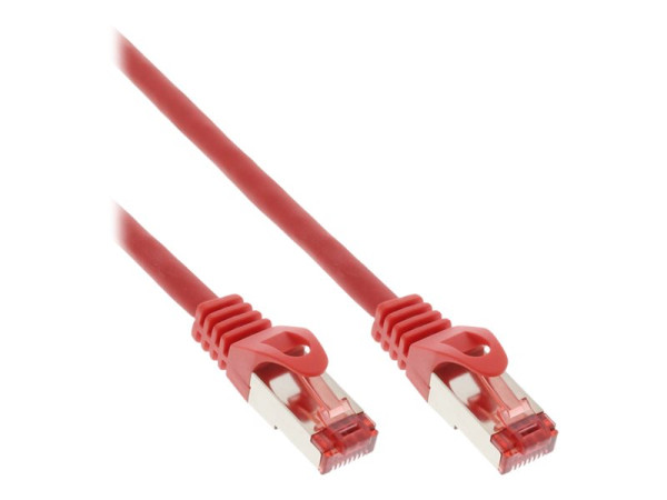 Inline Patchkabel RJ45 Cat.6 SFTP 2m rot