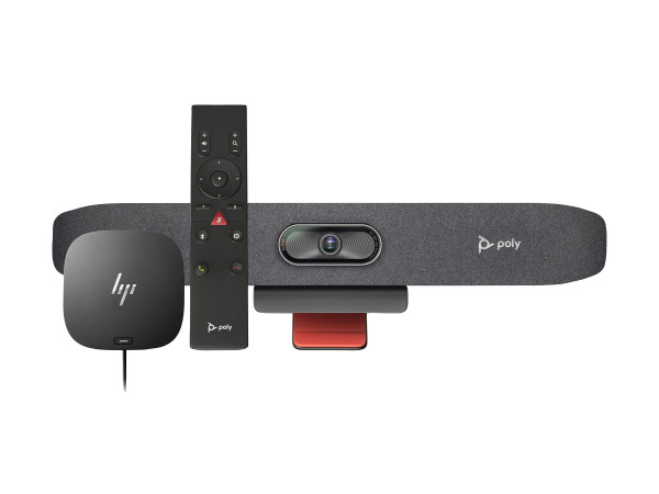 HP Poly Studio R30 USB Videoleiste und BT Remote mit HP