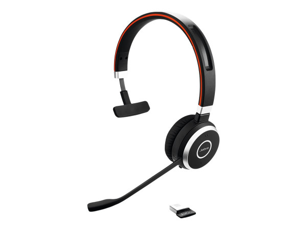 Jabra Evolve 65 SE MS Mono bk Link380a