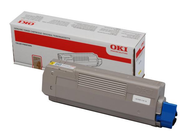 OKI 44315305 Toner-Kit gelb, 6.000 Seiten für C 610 DN/DTN/N