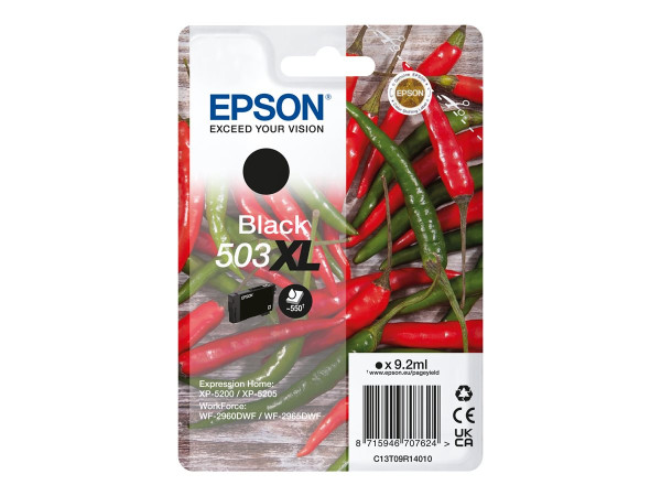 Epson schwarz 503XL 9,2ml C13T09R14010