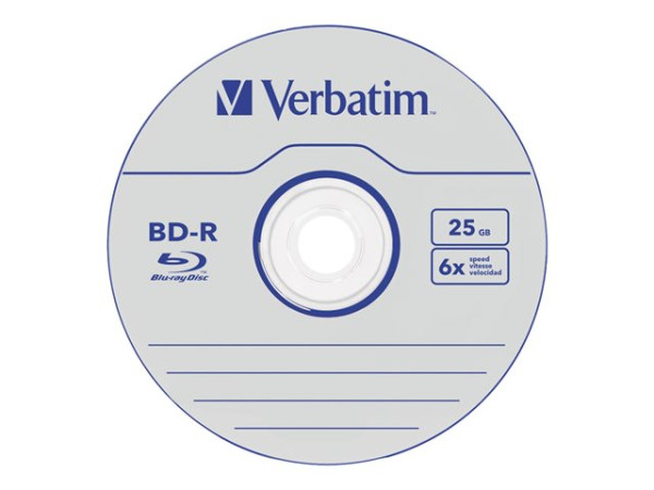 Verbatim BD-R 6x CB 25GB Verb DataLife 5St Nein