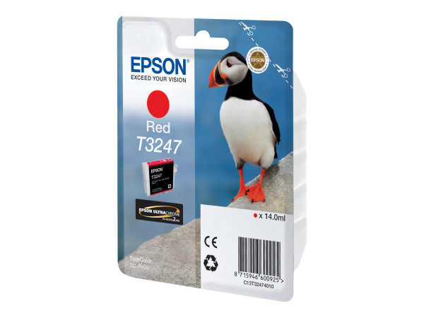 Epson Tinte rot C13T32474010 T3247 Tinte Rot 14 ml