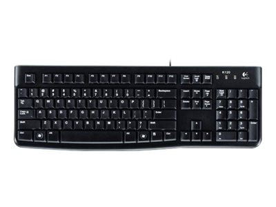 Tastatur Logitech K120 schwarz USB