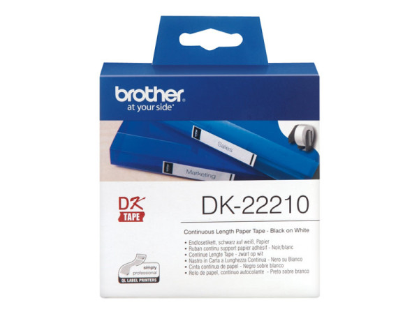 Verbrauchsmaterial Brother P-Touch DK22210, Endlos-Etikett