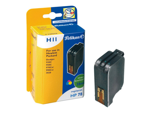 Patrone HP Pelikan C6578A - HP78A comp. Tricolor H11