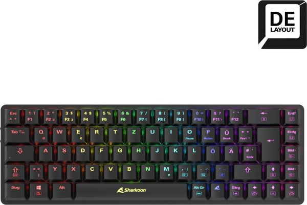 Sharkoon PureWriter W65 Black Kailh Red DE