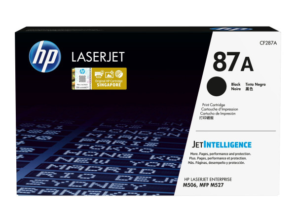 Hewlett-Packard Toner schwarz 87A 9000 Seiten
