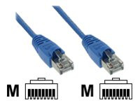 Patchkabel, SF/UTP, Cat.5e, blau, 7,50m RJ45 (Inline)