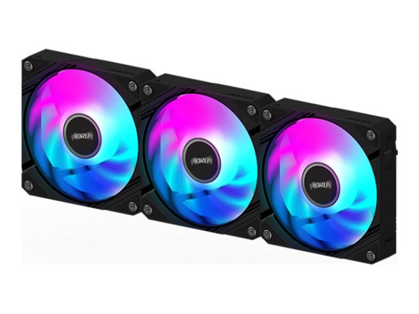 GigaByte AORUS EZ CHAIN FAN 120 (schwarz, 3er Pack, 120 mm)