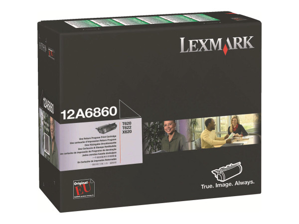 Lexmark 12A6860 Tonerkartusche schwarz return program,