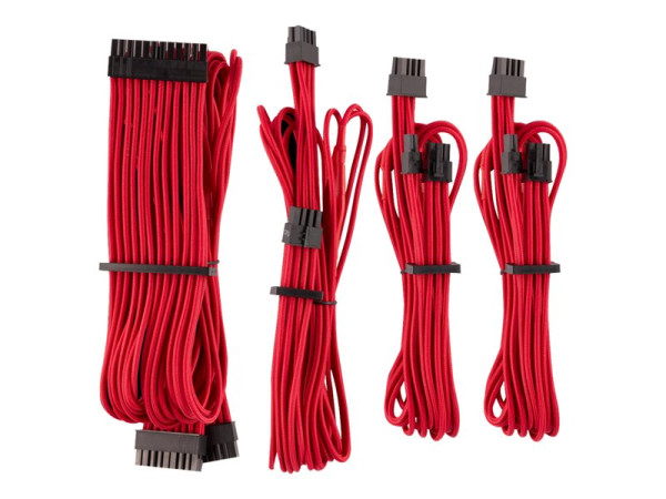 Corsair DC Cable Starter Kit PSU rd rot, mit