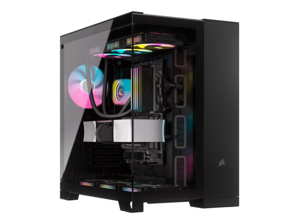 Corsair 6500X (schwarz/anthrazit, Tempered Glass x 2)