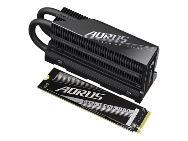 GigaByte AORUS Gen5 12000 SSD 2TB (schwarz, PCIe 5.0 x4,