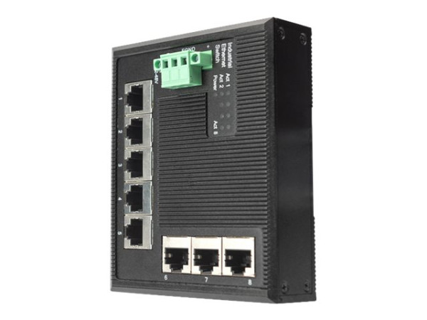 Digitus DIG 8P G Ethernet Netzwerk Switch, Flat,