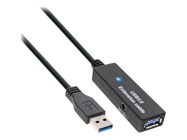 InLine USB 3.0 Aktiv-Verlängerung, Stecker A an Buchse A,