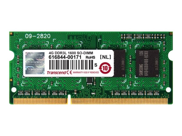 Transcend SO-DIMM 4GB DDR3L-1600, Arbeitsspeicher